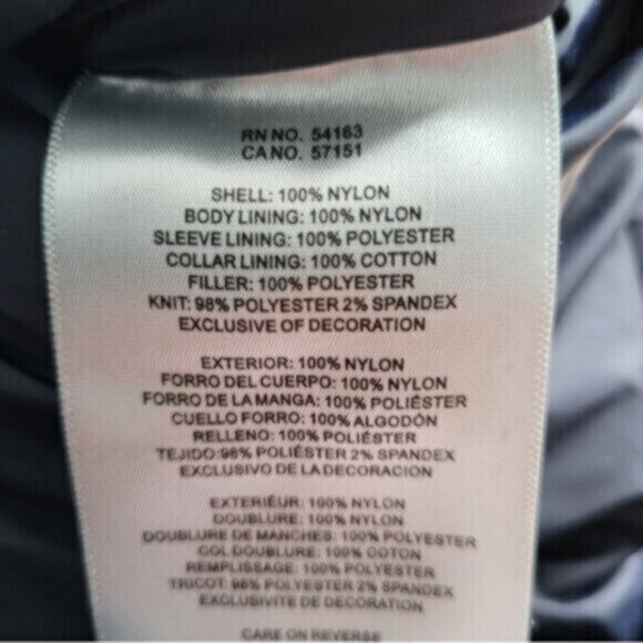 Levi’s Winter Bubble  Puffer Coat Blue Men's  Sz Small - Picture 10 of 14